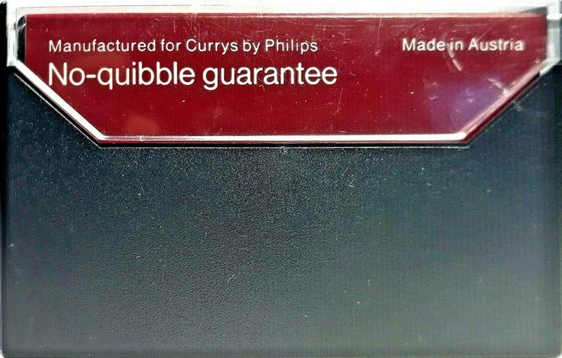 Compact Cassette Currys Standard 60 Type I Normal 1978 UK