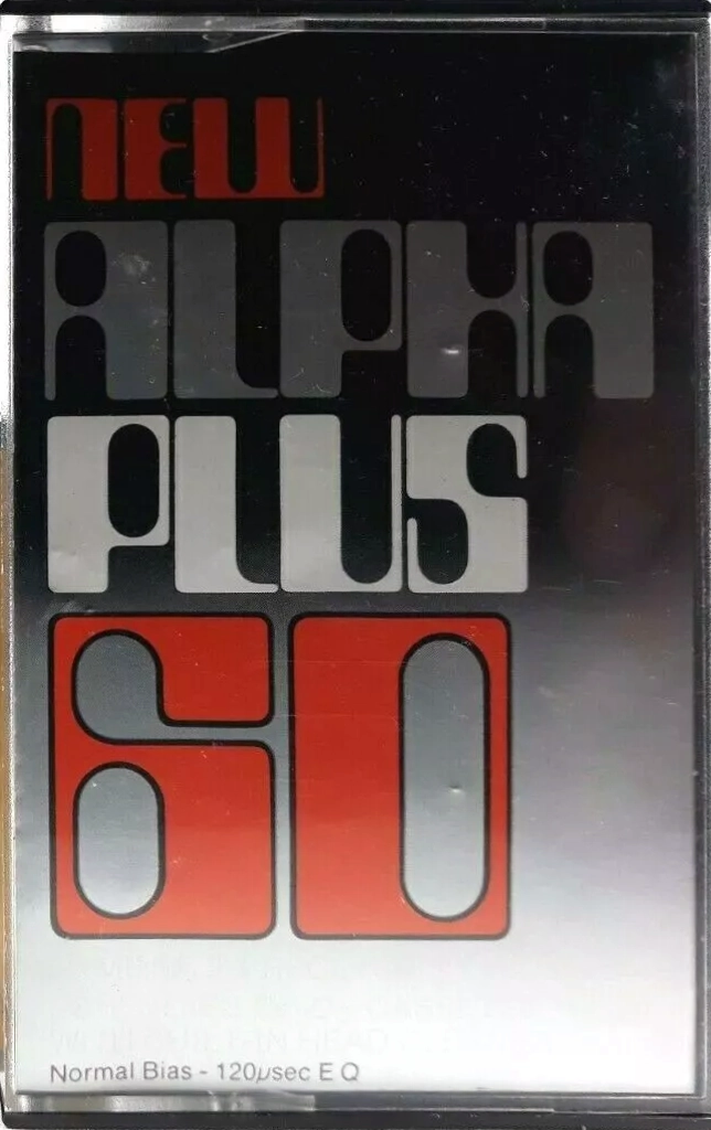 Compact Cassette Alpha Plus 60 "New" Type I Normal 1983 UK
