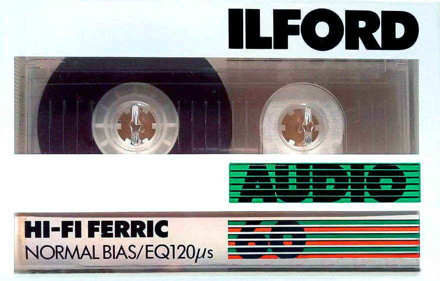 Compact Cassette Ilford 60 "Hi-Fi Ferric" Type I Normal 1982 Europe