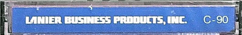 Compact Cassette Lanier 90 "Dictation tape-pak" Dictating Cassette USA