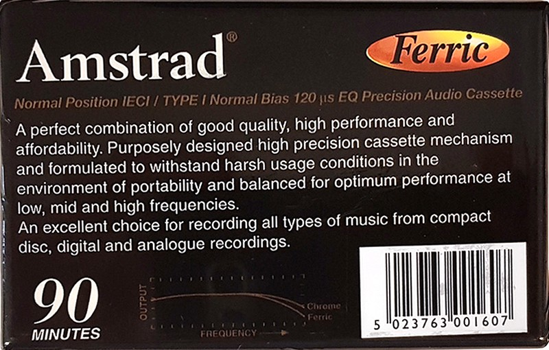 Compact Cassette Amstrad 90 Type I Normal UK