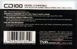 Compact Cassette Thats CD 100 "CD-I" Type I Normal 1987 USA