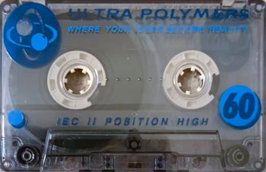 Compact Cassette BASF Chrome Extra II 60 "Ultra Polymers" Type II Chrome 1991 Germany