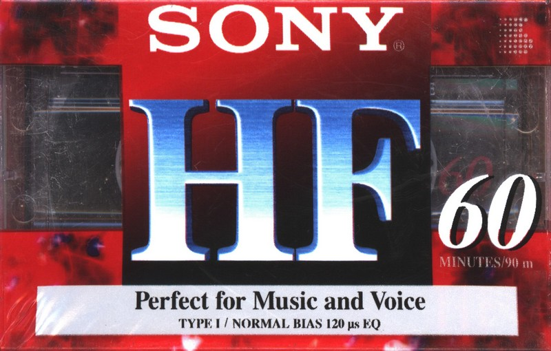 Compact Cassette Sony HF 60 Type I Normal 1994 North America