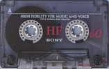 Compact Cassette Sony HF 60 Type I Normal 1994 North America