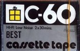 Compact Cassette Best 60 Type I Normal Sweden