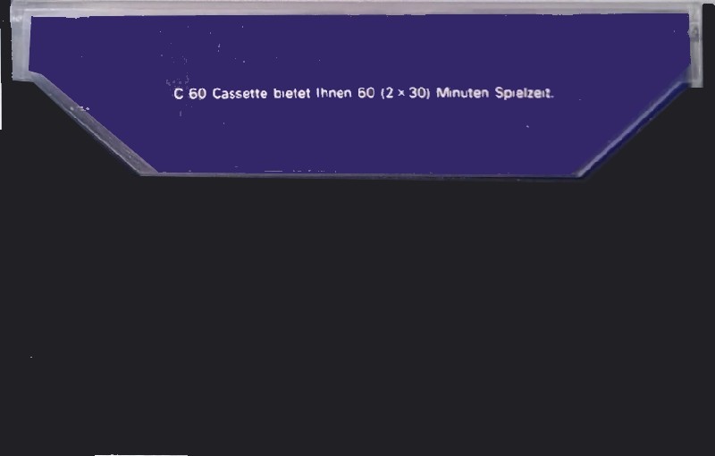 Compact Cassette Jürop 60 Type I Normal 1975 Germany