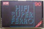 Compact Cassette ICM HIFI Super Ferro 90 Type I Normal 1978 Europe