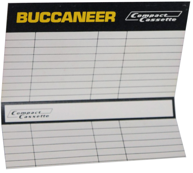 Compact Cassette Buccaneer 120 Type I Normal 1977 Europe