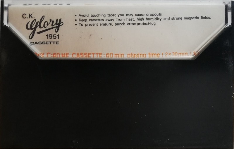 Compact Cassette Glory 60 "C.K. 1951" Type I Normal Unknown Country