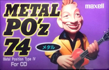 Compact Cassette Maxell PO`z 74 "MPOZ-74" Type IV Metal 1995 Japan