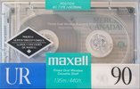 Compact Cassette Maxell UR 90 Type I Normal 1988 North America