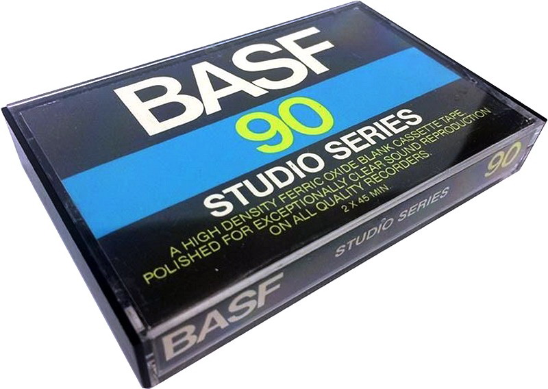 Compact Cassette BASF Studio Series 90 Type I Normal 1976 USA