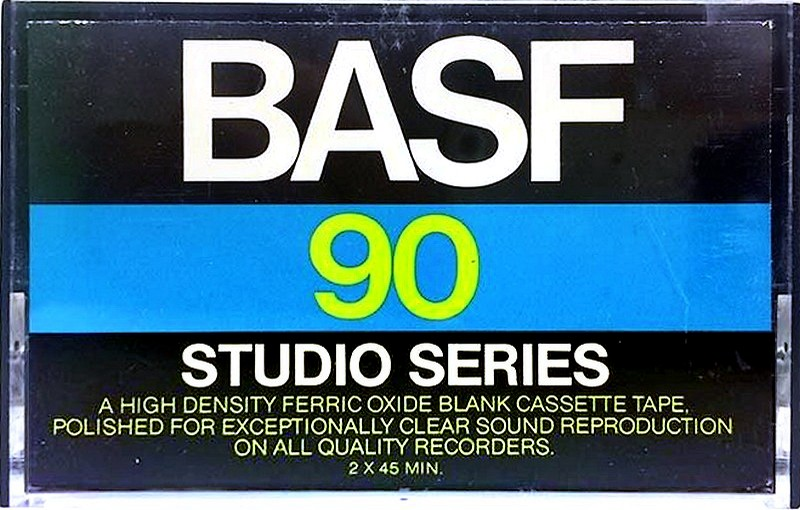 Compact Cassette BASF Studio Series 90 Type I Normal 1976 USA