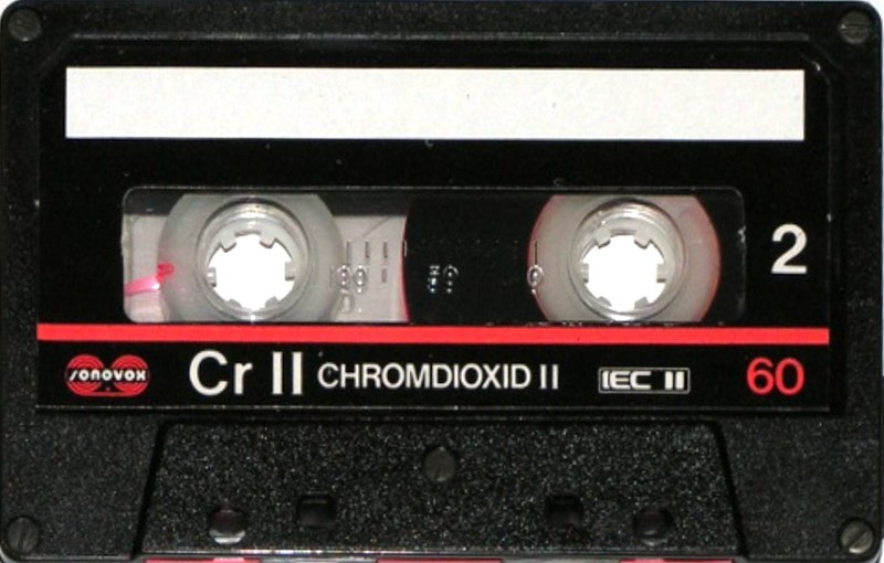 Compact Cassette Sonovox Cr II 60 Type II Chrome 1983 Portugal