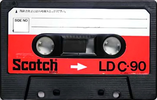 Compact Cassette Scotch LD 90 Type I Normal 1976 Japan