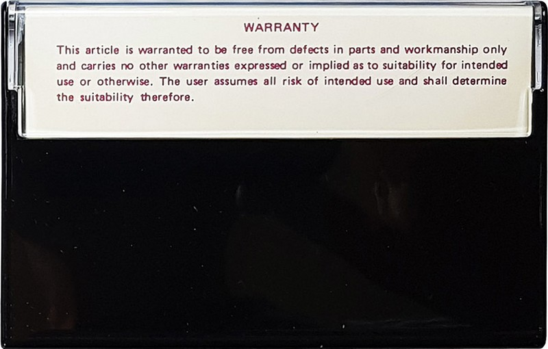 Compact Cassette Seiko 60 Type I Normal Hong Kong