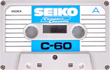 Compact Cassette Seiko 60 Type I Normal Hong Kong