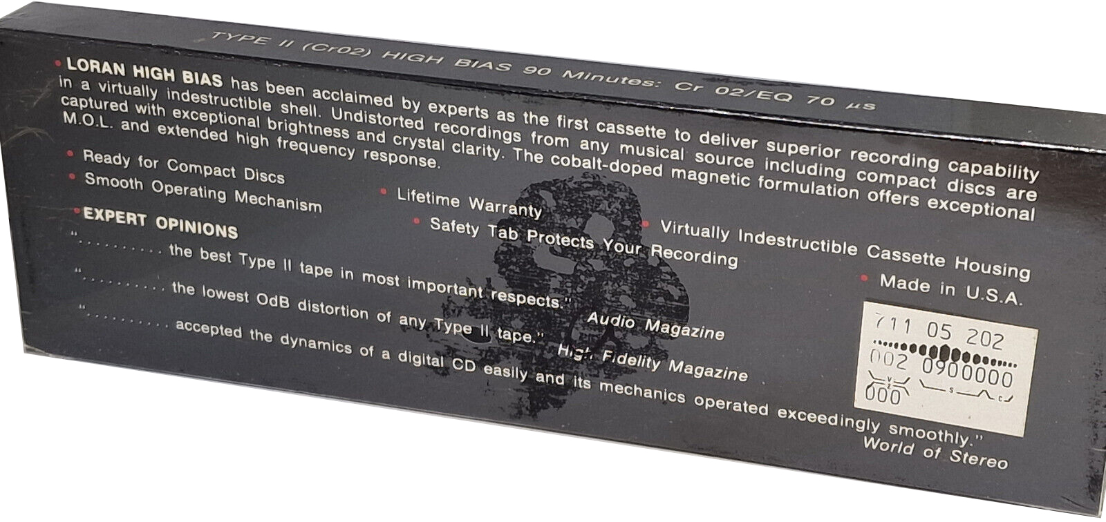 2 pack Loran 90 "Sanger Harris" Type II Chrome 1985 USA