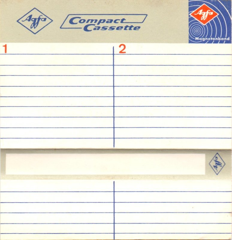 Compact Cassette AGFA 90 Type I Normal 1970 Germany