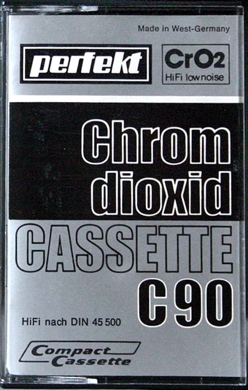 Compact Cassette Perfekt 90 Type II Chrome 1977 Germany
