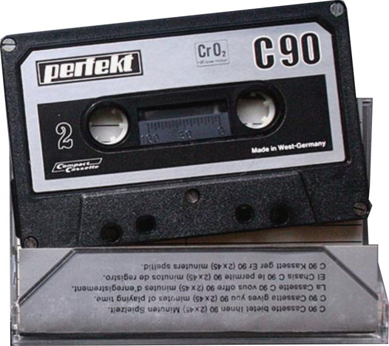 Compact Cassette Perfekt 90 Type II Chrome 1977 Germany