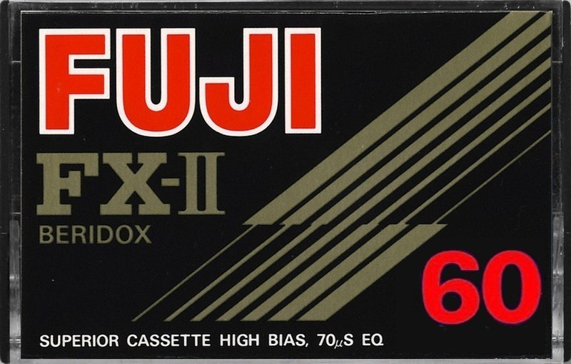 Compact Cassette Fuji FX-II 60 Type II Chrome 1977 Europe, North America