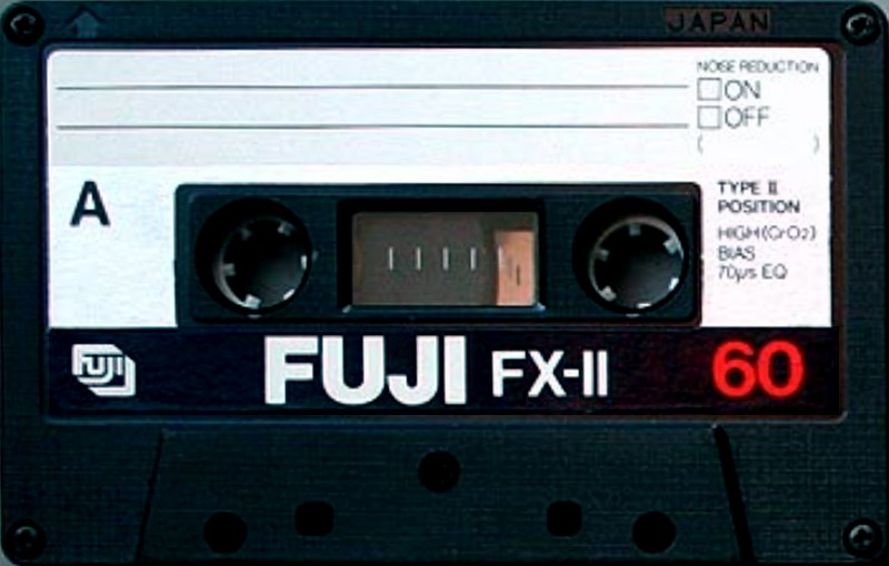 Compact Cassette Fuji FX-II 60 Type II Chrome 1977 Europe, North America