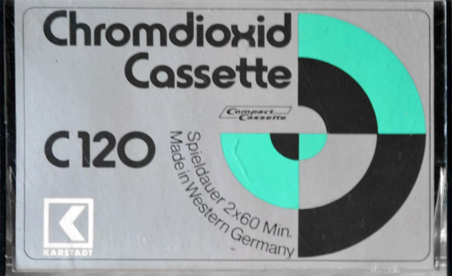 Compact Cassette Karstadt 120 Type II Chrome 1975 Germany