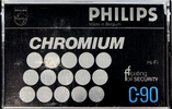 Compact Cassette Philips Chromium 90 Type II Chrome 1978 Europe