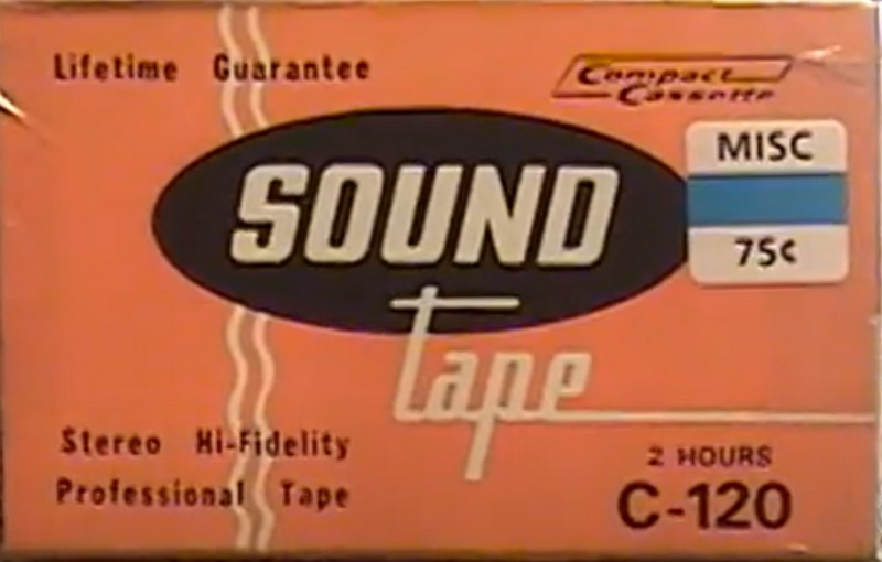 Compact Cassette Sound Tape 120 Type I Normal 1969 USA