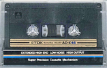 Compact Cassette TDK AD-X 46 Type I Normal 1982 Japan