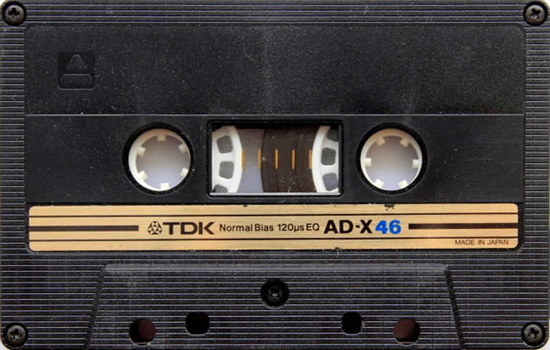 Compact Cassette TDK AD-X 46 Type I Normal 1982 Japan