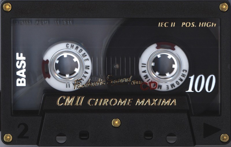 Compact Cassette BASF CM II Chrome Maxima 100 Type II Chrome 1995 Europe