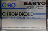 Compact Cassette Sanyo Serd 90 Type II Chrome 1983 Europe