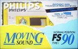Compact Cassette Philips FS 90 "Moving Sound" Type I Normal 1986 Europe