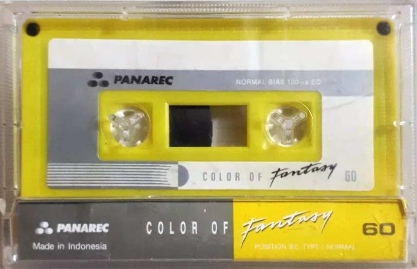 Compact Cassette Panarec Color of Fantasy 60 Type I Normal Indonesia