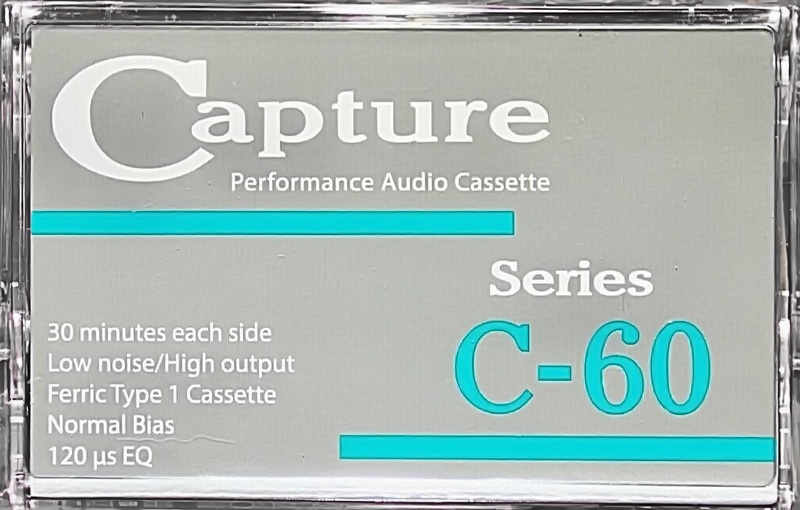 Compact Cassette Capture 60 Type I Normal 1983 USA