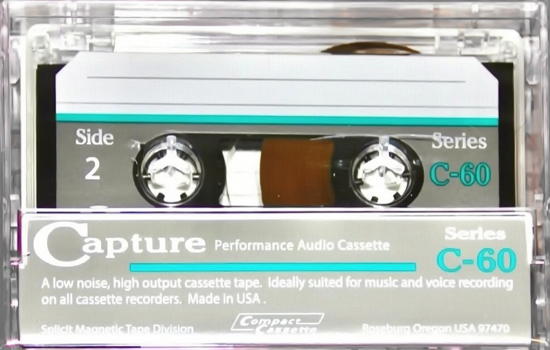 Compact Cassette Capture 60 Type I Normal 1983 USA