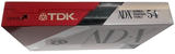 Compact Cassette TDK AD-X 54 "AD-X54M" Type I Normal 1990 Japan