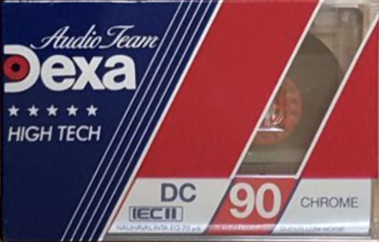 Compact Cassette Dexa DC 90 Type II Chrome Finland