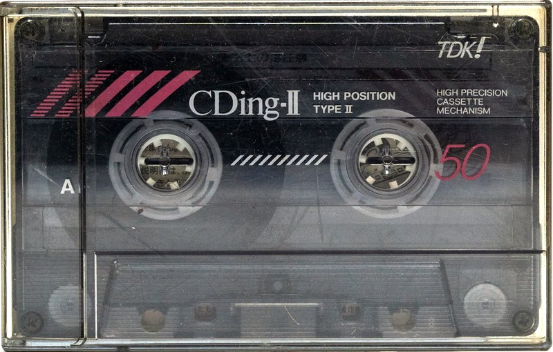 Compact Cassette TDK CDing 2 50 "CD2-50A" Type II Chrome 1993 Japan