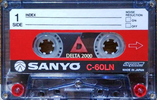 Compact Cassette Sanyo 60 "Delta" Type I Normal 1986 Japan