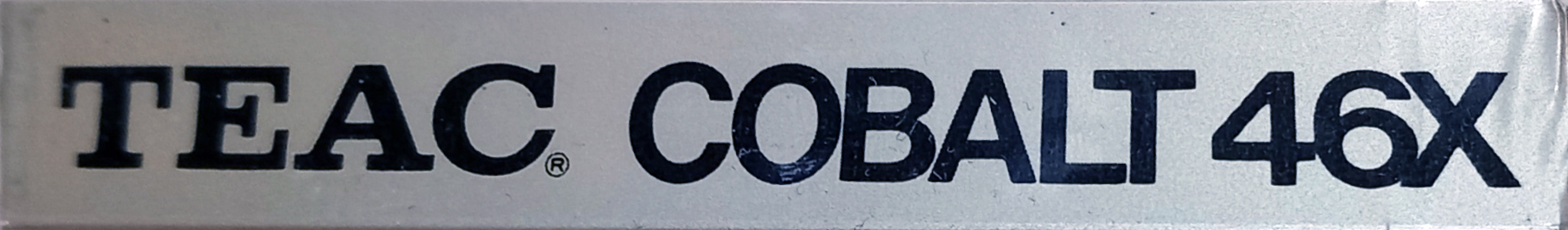 Compact Cassette Teac COBALT 46 "46X" Type II Chrome 1986 Japan