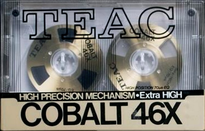 Compact Cassette Teac COBALT 46 "46X" Type II Chrome 1986 Japan