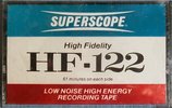 Compact Cassette Superscope HF 122 Type I Normal 1975 USA