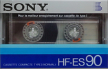 Compact Cassette Sony HF-ES 90 Type I Normal 1985 France