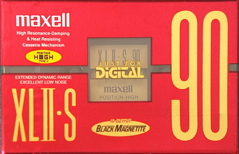 Compact Cassette Maxell XLII-S 90 "XLII-S 90(E)" Type II Chrome 1995 Japan