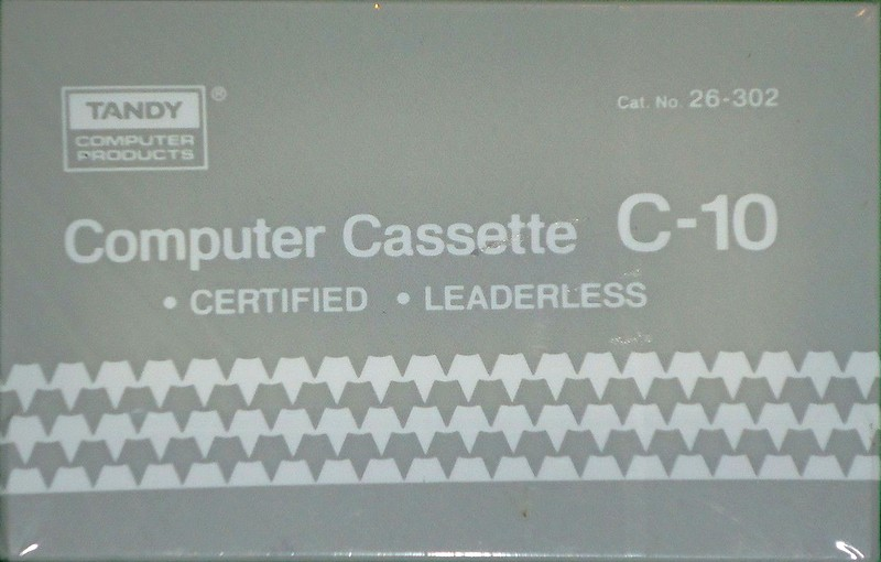 Compact Cassette Tandy 10 "26-302" Computer Cassette USA