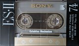 Compact Cassette Sony ES-II 74 "C-74ES2" Type II Chrome 1991 Japan